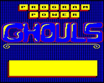 Ghouls (19xx)(Micro Power)[GHOLOAD] screen shot title